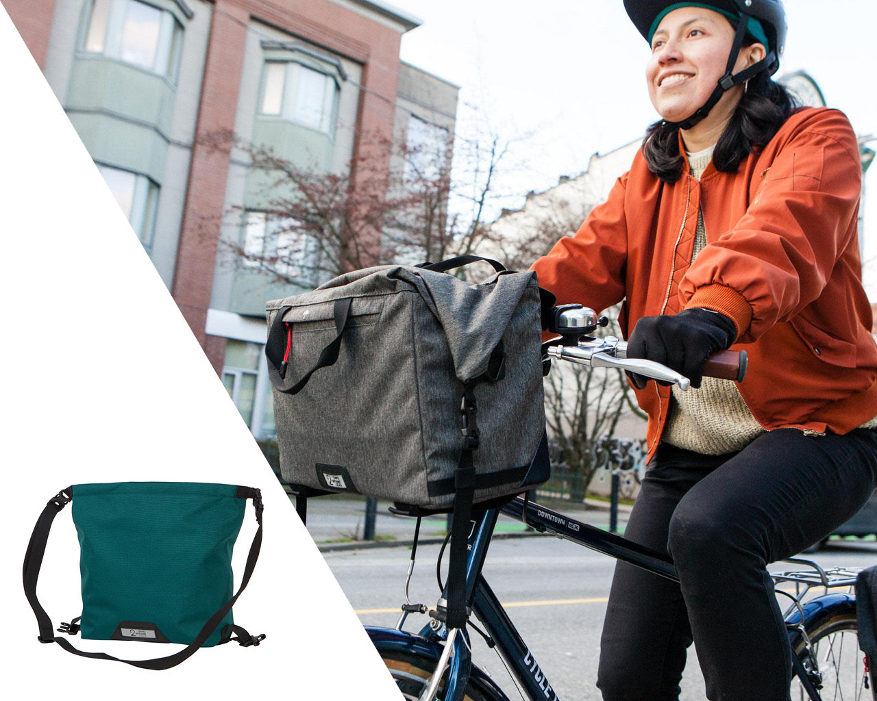 Two wheel gear mini messenger hot sale handlebar bag