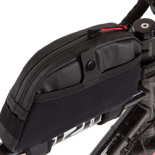 Two Wheel Gear - Bike Top Tube Bag - Recycled Black Poly Ripstop