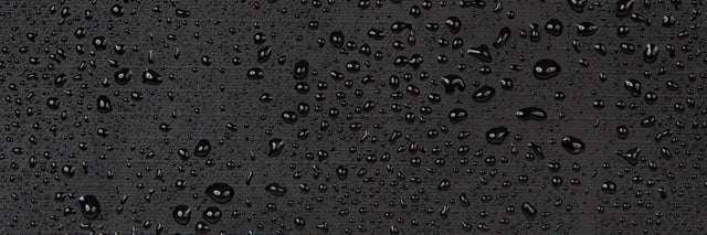 Waterproof Recycled Ripstop fabric with TPE coating with raindrops that is used for making bike bags