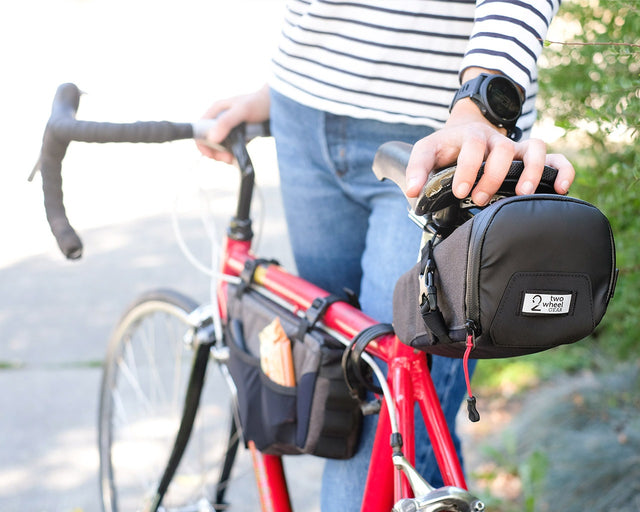 Bike with Two Wheel Gear Mamquam Fram Bag S/M and Commute Seat Pack large.