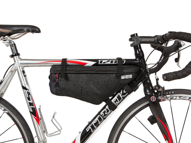 Two Wheel Gear - Bike Frame Bag - Black - Small - Wet