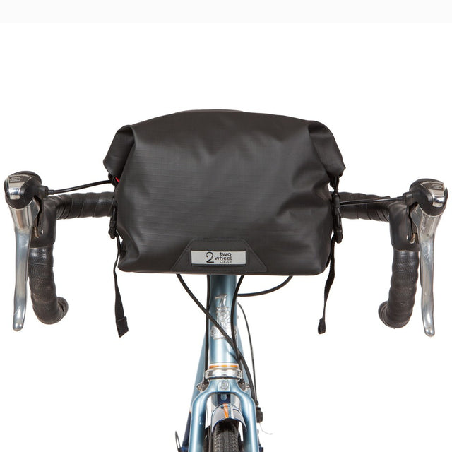 Two Wheel Gear - Dayliner Mini Handlebar bag - Black Ripstop on bike