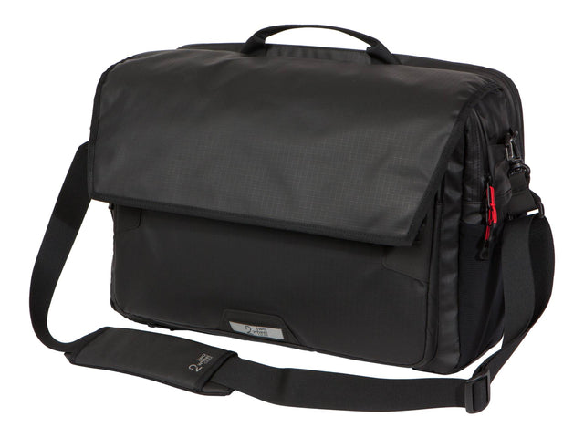 Two Wheel Gear - Magnate Pannier Messenger Backpack - Black - Recycled Fabric - Bike Bag