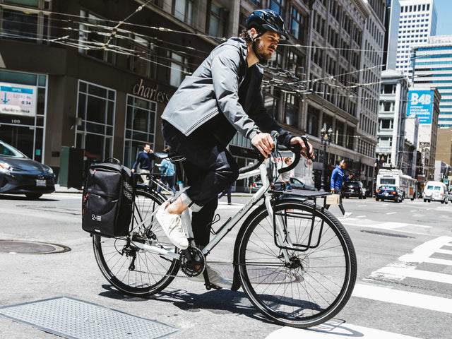 Black - Bike Bags - Pannier Backpack Convertible (2018) - Bike to work (539794997308)