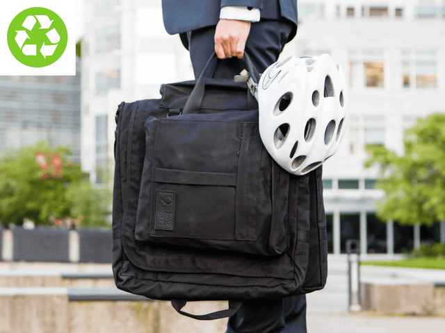 Two Wheel Gear - Waxed Canvas Garment Pannier - Green Friday (2344979529788)