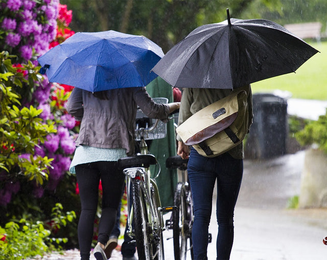 The Heath Waxed Canvas Messenger Bag - Stone White , Bags - Two Wheel Gear, Two Wheel Gear - 2 (335394053)