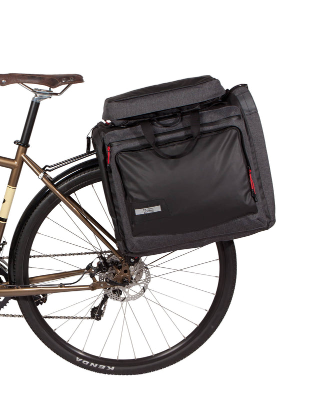 Two Wheel Gear Garment Pannier Classic 3.0 on bike pannier.