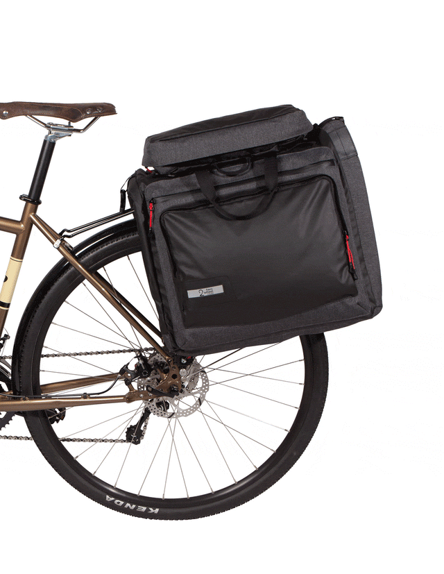 Two Wheel Gear Garment Pannier - Classic 3.0 (35 L) rain cover.