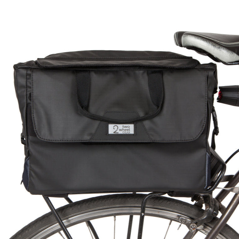 trixie front box fahrradtasche Two Wheel Gear Dayliner Handlebar and Trunk Box Bag Black