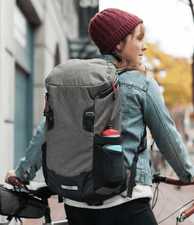 Commute Backpack With Modular Attachment System Two Wheel Gear