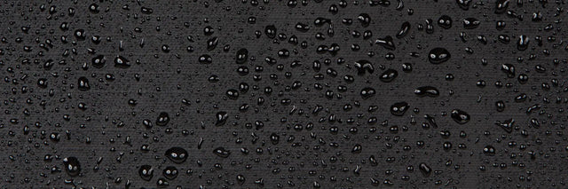 Waterproof Recycled Ripstop fabric with TPE coating with raindrops that is used for making bike bags