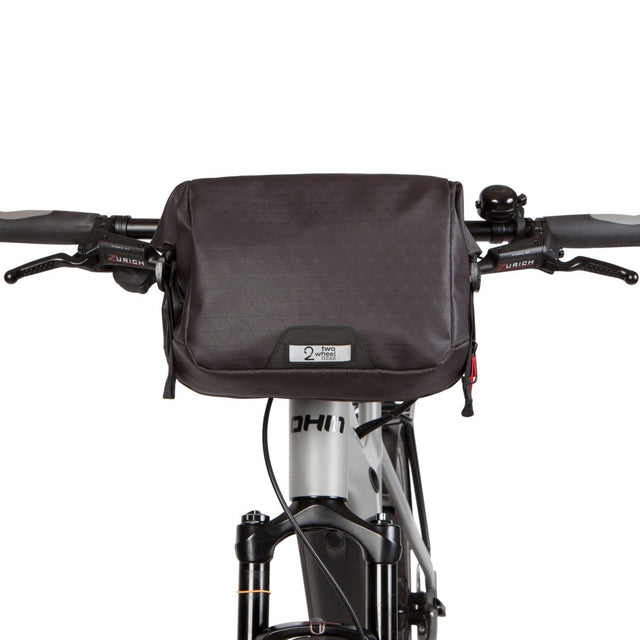 Two Wheel Gear - Alpha Handlebar Bag SMART - Black - Recycled Bike Bag