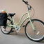 Two Wheel Gear Grey Solo Market Pannier  attached to bicycle with groceries in bag