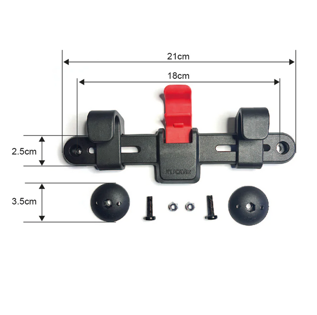 Two Wheel Gear - KLICKfix Kompakt Rail Dimensions