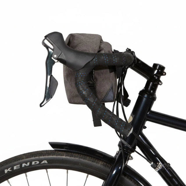 Two Wheel Gear - Dayliner Mini Handlebar Bag - Graphite Grey - On Bike Side