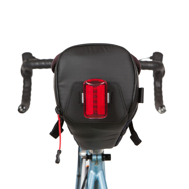 Two Wheel Gear - Commute Bike Seat Pack - Black Recycled Fabric - Light