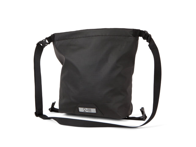 Two Wheel Gear - Dayliner Mini Handlebar Bag - Black Recycled Fabric - Rolltop 