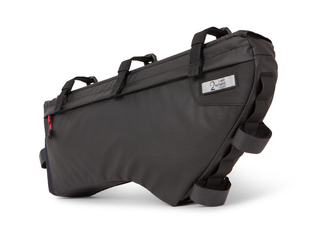 Two Wheel Gear - Bike Frame Bag - Large XL - Black - Recycled Poly Ripstop