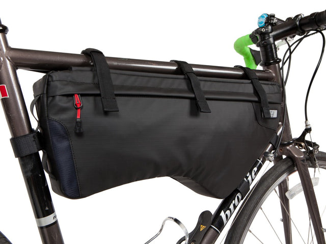 Two Wheel Gear - Bike Frame Bag - Large XL - Black - Recycled Poly Ripstop