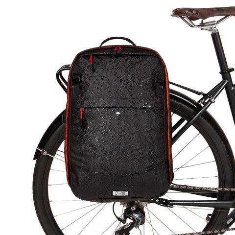 two wheel gear pannier backpack convertible