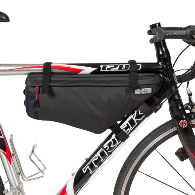 Two Wheel Gear - Bike Frame Bag - Small - Black on bike