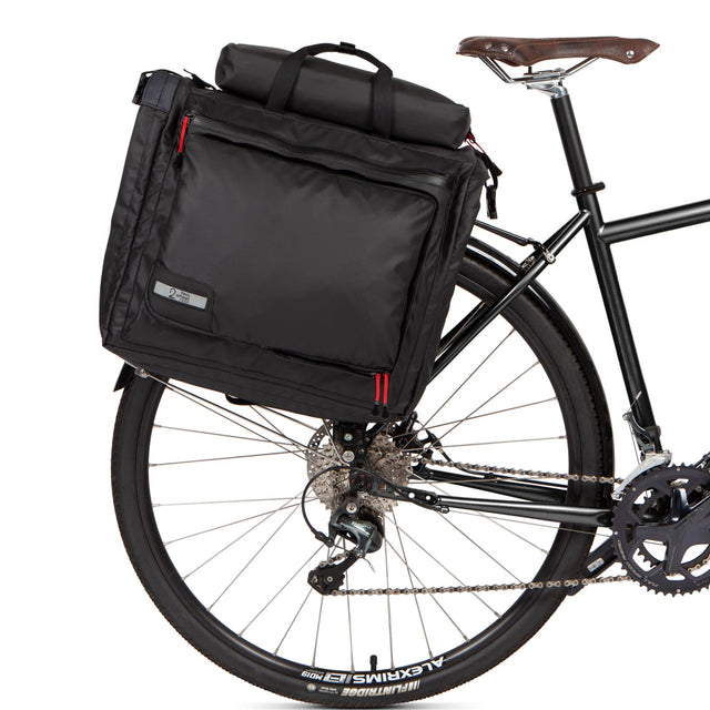 Two Wheel Gear - Classic 3.0 Garment Pannier - bike suit bag on bike - Black
