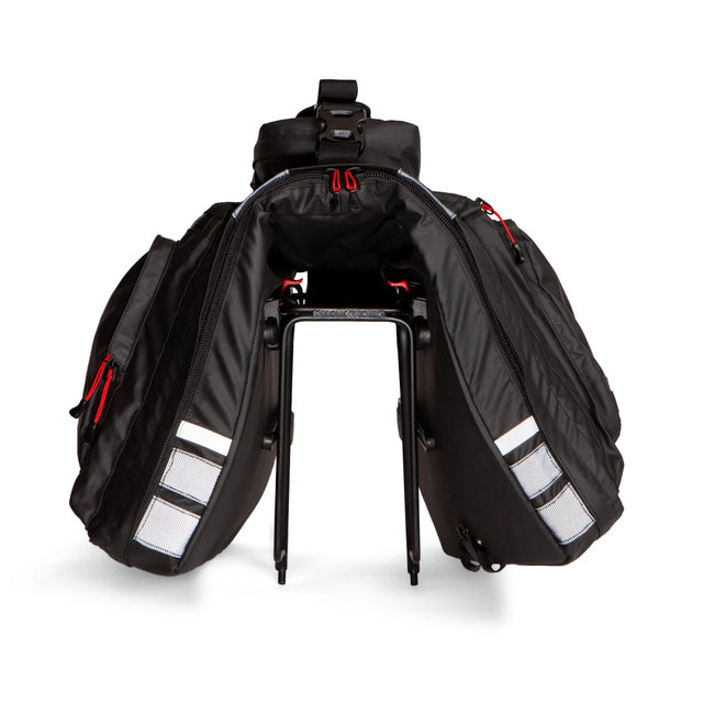 Two Wheel Gear - Classic 3.0 Garment Pannier - bike suit bag on rack - Black
