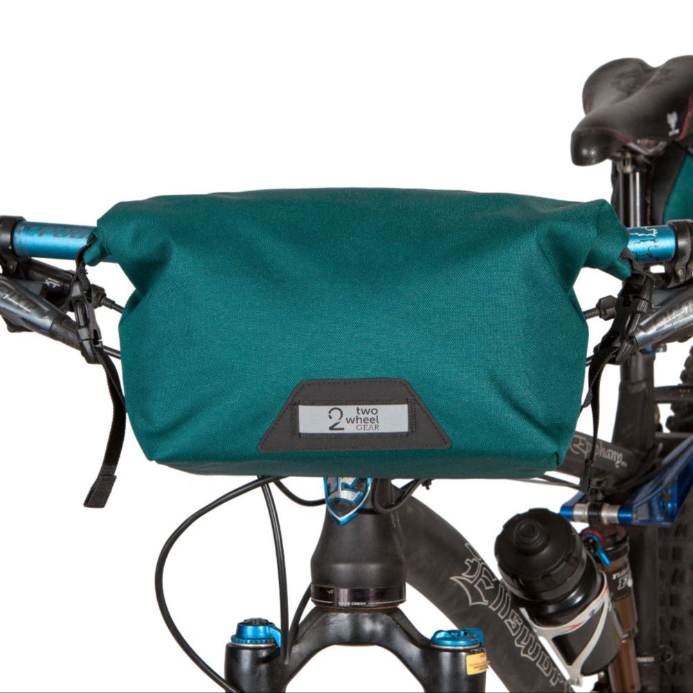 Dayliner Mini Handlebar Bag Roll Top with Carry Strap Two Wheel Gear