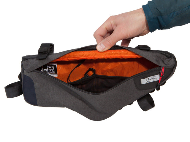 Two Wheel Gear - Bicycle Frame Bag - Graphite - 3.5 L - Inside