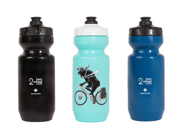 Two Wheel Gear - Moose Water Bottle - 22 oz  Purist - Canadiana - 3 colors