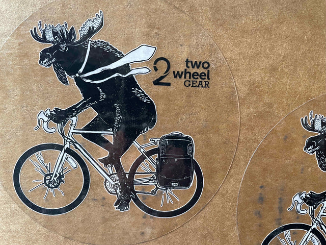 Two Wheel Gear - Moose Biker Sticker