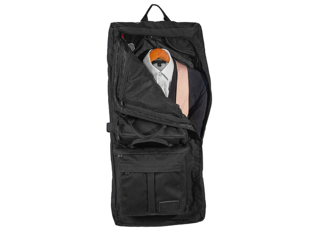 Executive 2.0 Garment Pannier - Black Waxed Canvas , Bags - Two Wheel Gear, Two Wheel Gear - 6 (376318840)