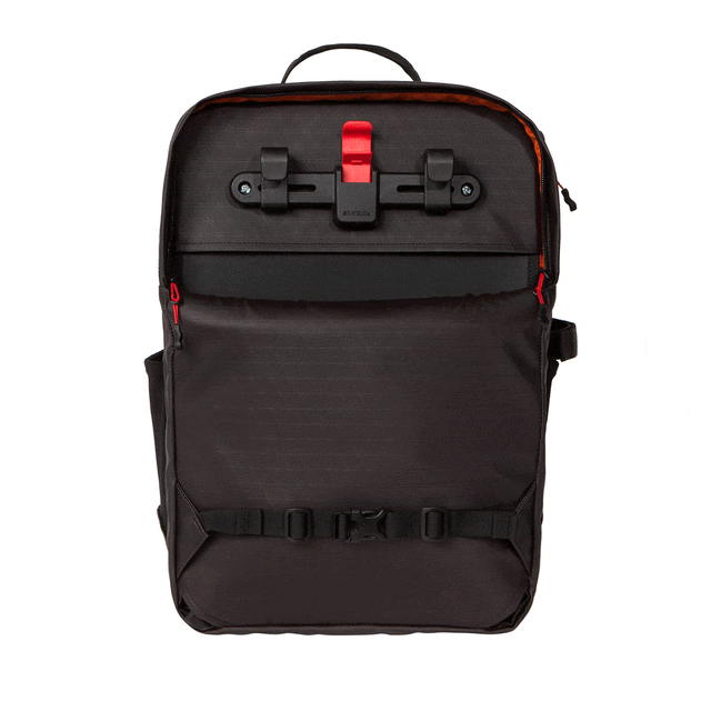 Two wheel gear pannier backpack sales